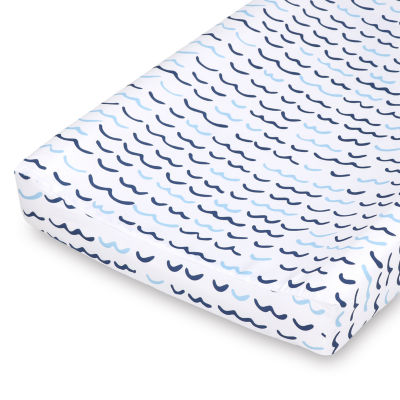 The Peanutshell Nautical 3-pc. Changing Pad Cover