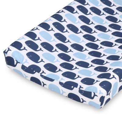 The Peanutshell Nautical 3-pc. Changing Pad Cover