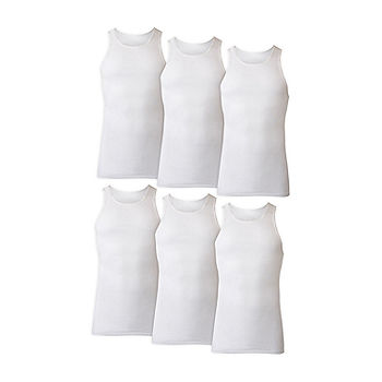 Hanes Ultimate Comfort Blend Mens 4 Pack Short Sleeve V Neck Moisture  Wicking T-Shirt