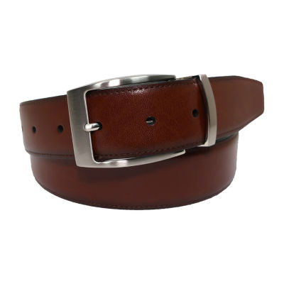 Collection By Michael Strahan Mens Reversible Belt, Color Cognac Black