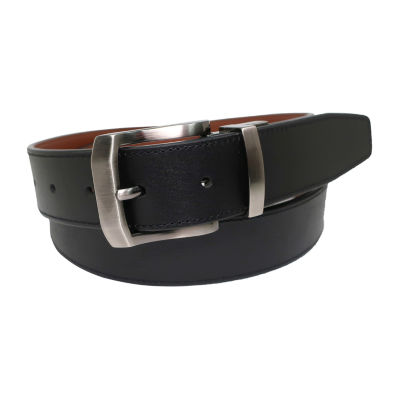 Collection By Michael Strahan Mens Reversible Belt, Color Black Cognac