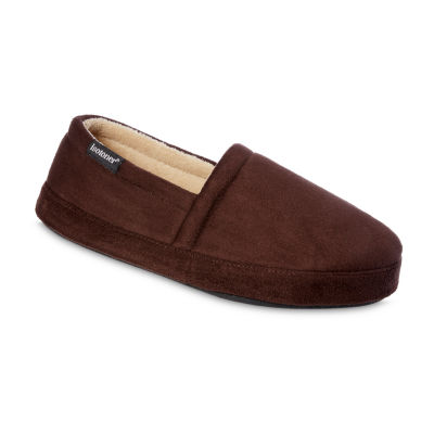 Isotoner Mens Microsuede Slip-On Slippers