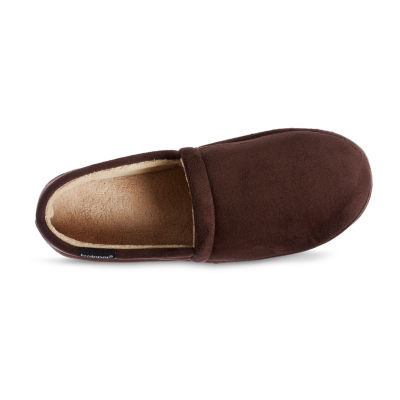 Isotoner Mens Microsuede Slip-On Slippers