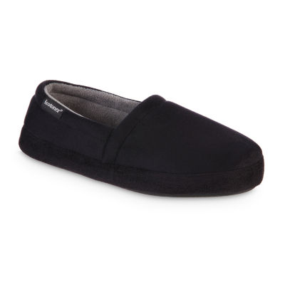 Isotoner Mens Microsuede Slip-On Slippers