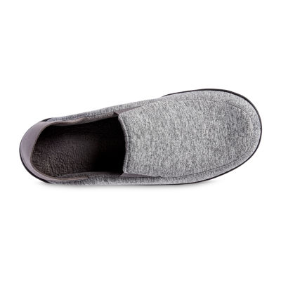 Isotoner Sport Knit Miles Closed Back Mens Slip-On Slippers