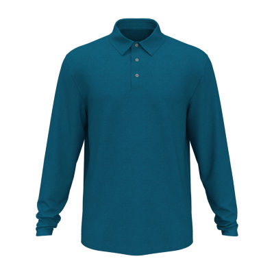 PGA TOUR Mens Long Sleeve Polo Shirt