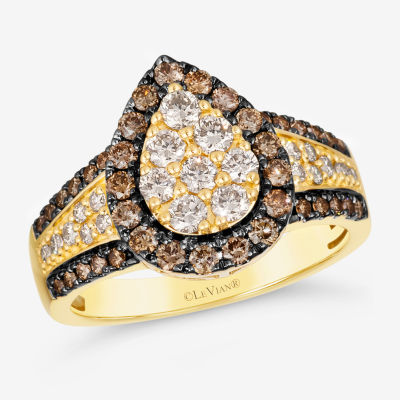 Le Vian® Ring featuring 1 1/ cts. Chocolate Diamonds® 1/ Nude Diamonds™ set 14K Honey Gold