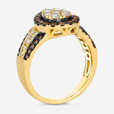 Le Vian® Ring featuring 1/ CT. Nude Diamonds™ / Chocolate Diamonds® set 14K Honey Gold