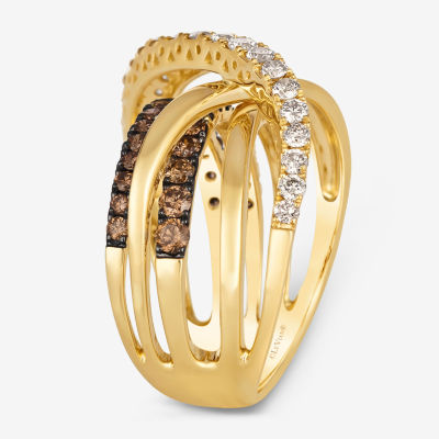 Le Vian® Ring featuring 5/8 CT. Chocolate Diamonds® 1 Nude Diamonds™ set 14K Honey Gold™