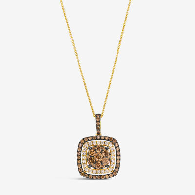 Le Vian® Pendant featuring 1 1/5 CT. Chocolate Diamonds® 1/4 Nude Diamonds™ set 14K Honey Gold™