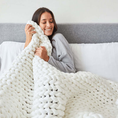 Hush Cotton Knit Weighted Blanket 15 LBS