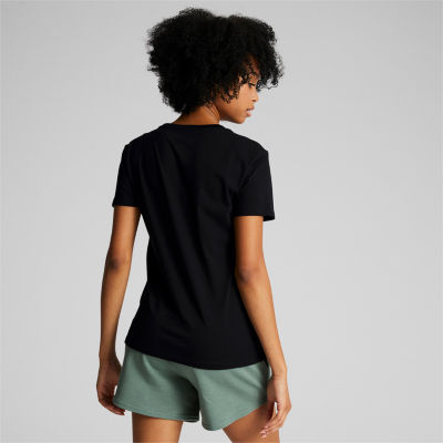 PUMA Womens Crew Neck Short Sleeve T-Shirt