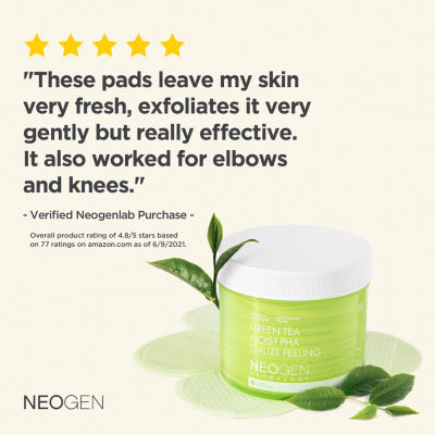 Neogen Dermalogy Green Tea Moist Pha Gauze Peeling