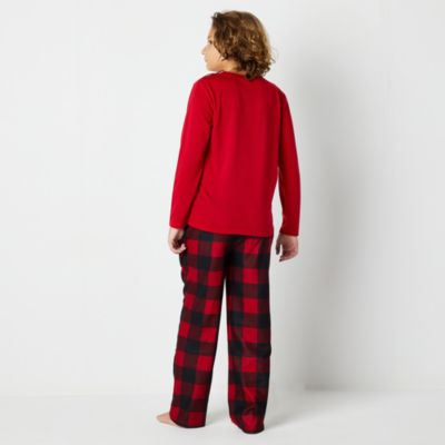 North Pole Trading Co. Unisex Buffalo Plaid 2-pc. Christmas Pajama Set