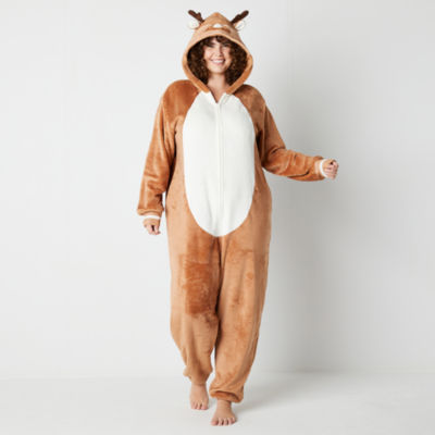 North Pole Trading Co. Reindeer Family Unisex Adult Plus Long Sleeve