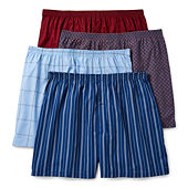 Hanes Fresh Iq Comfortflex Bonus Pack Mens 5 Pack Boxers, Color: Red Blue  Plaid - JCPenney