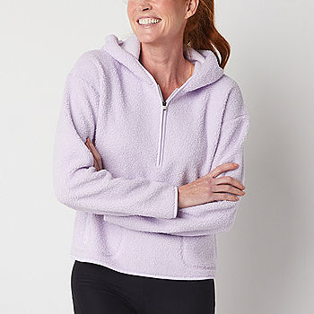 Xersion Womens Sherpa Pullover Hoodie - JCPenney