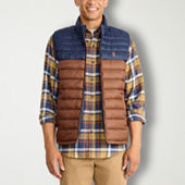 St. John's Bay Quilted Cargo Mens Puffer Vest | Yellow | Regular Small | Cold Weather Vests Puffer Vests | Fall Fashion