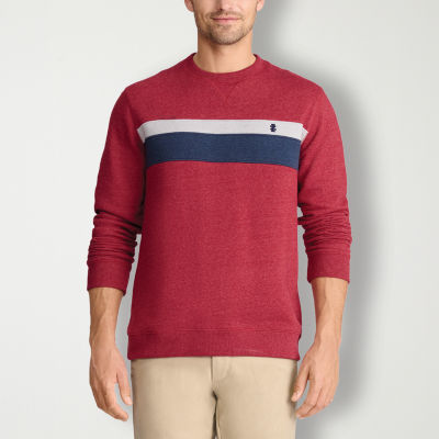 Izod sweatshirt sale fleece crew neck