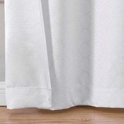 Regal Home Tobias Grommet Top Energy Saving Embossed Blackout Set of 2 Curtain Panel