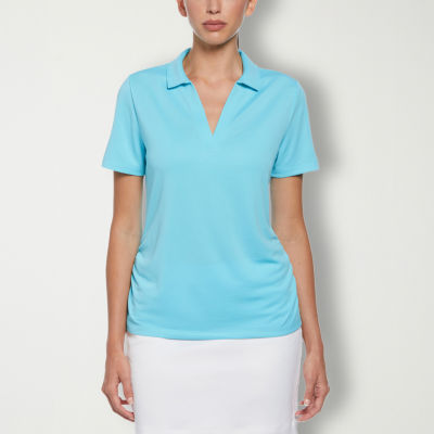 PGA TOUR Womens Short Sleeve Polo Shirt