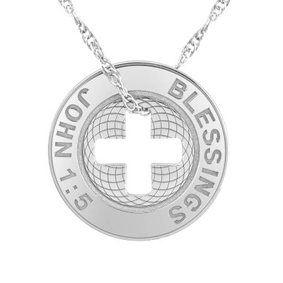 Womens Personalized Gold Pendant Necklace