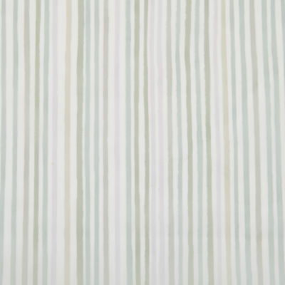 Home Expressions Lisette Stripe Print Rod Pocket Sheer Single Curtain Panel