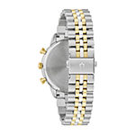 Bulova Mens Chronograph Two Tone Stainless Steel Bracelet Watch 98a274