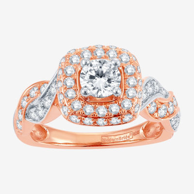 Modern Bride® Signature 1½ CT.T.W. Natural Diamond 14K Rose Gold Infinity Ring