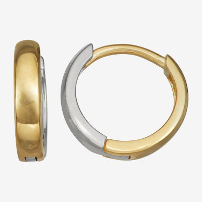 Girls Sterling Silver 13mm Hoop Earrings