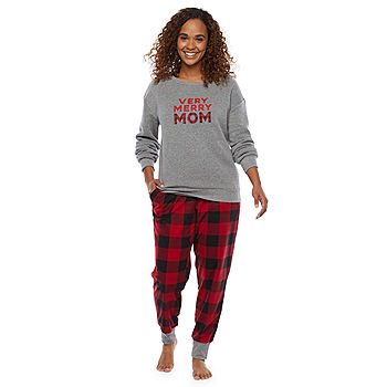 North Pole Trading Co. Elves Family Womens Tall Long Sleeve 2-pc. Pant Pajama  Set, Color: Green - JCPenney