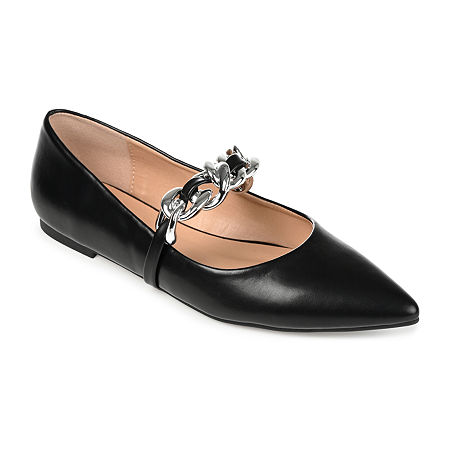  Womens > shoes > Ballet Flats-Journee Collection Womens Metinaa Pointed Toe Ballet Flats