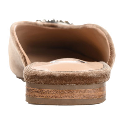 Journee Collection Sonnia Womens Square Closed Toe Mules