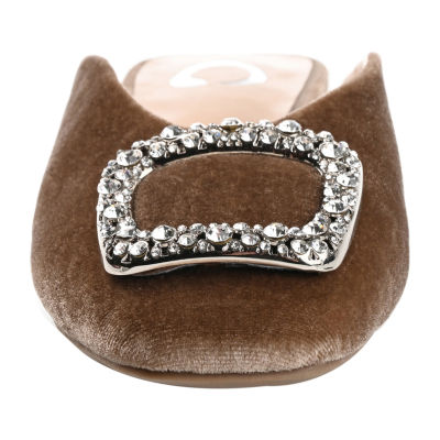 Journee Collection Sonnia Womens Square Closed Toe Mules