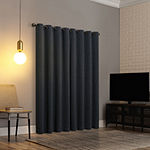 Sun Zero Orleans Energy Saving 100% Blackout Grommet Top Single Curtain Panel