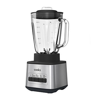 Total Chef 6-Speed Countertop Blender with Glass Jar, 6-Cup