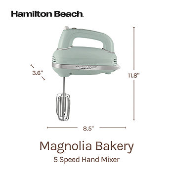 Hamilton Beach 6 Speed Hand Mixer with Snap-on Case and Easy Clean Beaters,  Color: White - JCPenney