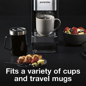 Proctor Silex® FrontFill™ Programmable 12 Cup Coffee Maker 43687, Color:  Black - JCPenney