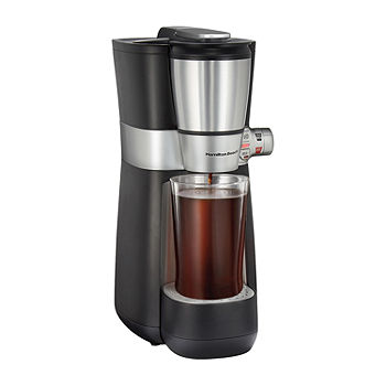 Premium 2-in-1 Grind and Brew 3-cup On-the-go Coffee Maker with Travel Mug