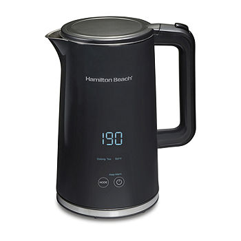 Electric Kettle, Miroco Double Wall 100% Stainless Steel Cool Touch Tea Kettle with 1500W Fast Boiling Heater, Cordless with Auto Shut-Off & Boil Dry
