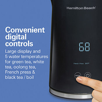Hamilton Beach Cool-Touch Digital 1.7 Liter Kettle BLACK 41033 - Best Buy