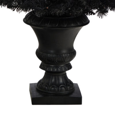 Nearly Natural 4ft Black Halloween Faux Artificial Plant