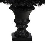 Nearly Natural 4ft Black Halloween Faux