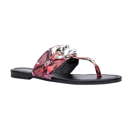  -New York & Company Womens Cassandra Flat Sandals