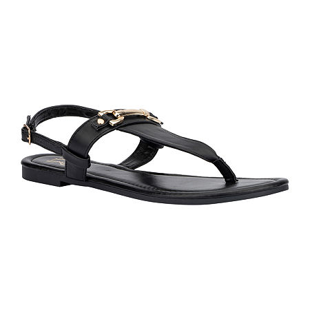  -New York & Company Womens Angelica Flat Sandals