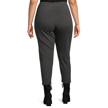 Terra & Sky Women's Plus Size Ponte Pants 
