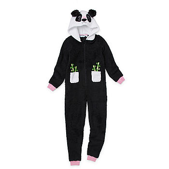 Scheiding vertegenwoordiger Kust Dots & Dreams Little & Big Girls Long Sleeve One Piece Pajama, Color: Panda  - JCPenney