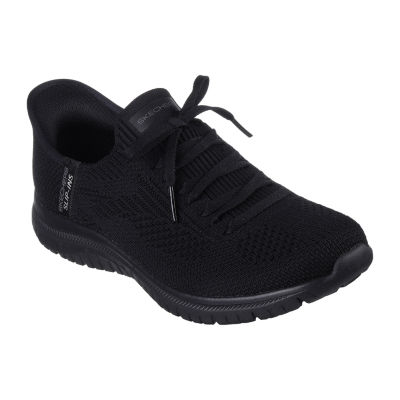 Skechers Womens Go Walk 6 Clear Virtue Slip-On Walking Shoes, Color: Black  - JCPenney