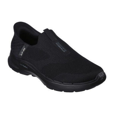 Skechers Mens Go Walk 6 Easy On Hands Free Slip-Ins Slip-On Walking ...