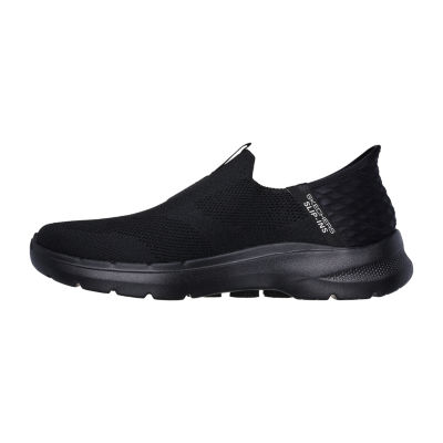 Skechers Mens Go Walk 6 Easy On Hands Free Slip-Ins Slip-On Walking Shoes